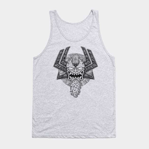 TIMELESS DEMON - LINES Tank Top by Firebrander